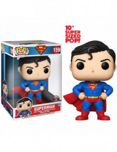 FUNKO POP DC COMICS SUPERMAN 10" CON OPCION CHASE