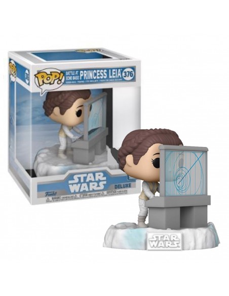 FUNKO POP DELUXE STAR WARS PRINCESA LEIA EN LA BATALLA DE LA BASE EN ECHO