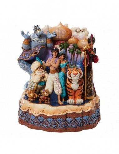 ENESCO DISNEY ALADDIN PERSONAJES DIORAMA PREMIUM