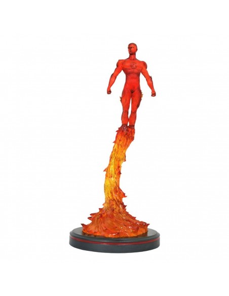 DIAMOND SELECT TOYS MARVEL PREMIER COLLECTION ESTATUA RESINA ANTORCHA HUMANA