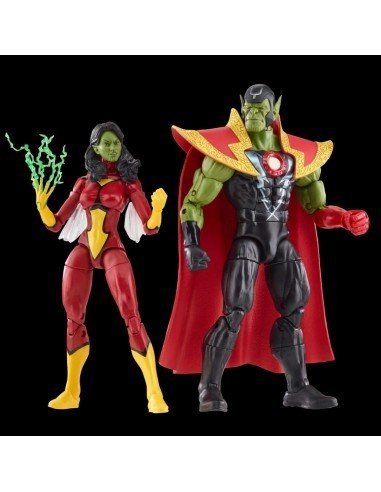 HASBRO MARVEL LEGENDS SERIES AVENGERS SKRULL QUEEN & SUPER-SKRULL