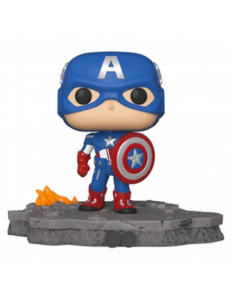 FUNKO POP DELUXE MARVEL LOS VENGADORES AVENGERS CAPITAN AMERICA ASSEMBLE