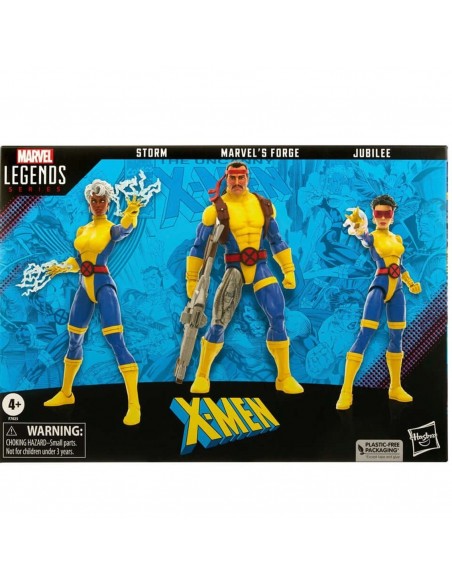 OUTLET HASBRO MARVEL LEGENDS SERIES XMEN 60 ANIVERSARIOV MARVELS FORGE - STORM - JUBILEE