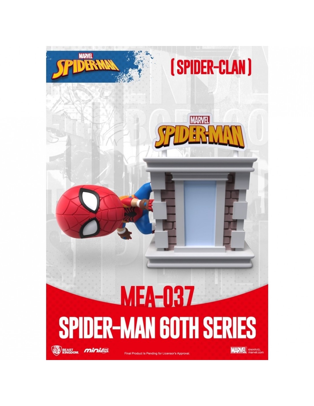 Figura Mini Egg Attack Marvel Spider-Man – Beast Kingdom, Serie 60° Anniversario