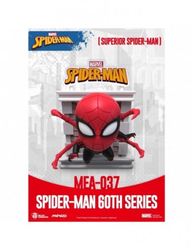 BEAST KINGDOM MINI EGG ATTACK MARVEL SPIDER-MAN SUPERIOR SPIDER-MAN SERIE 60 ANIVERSARIO