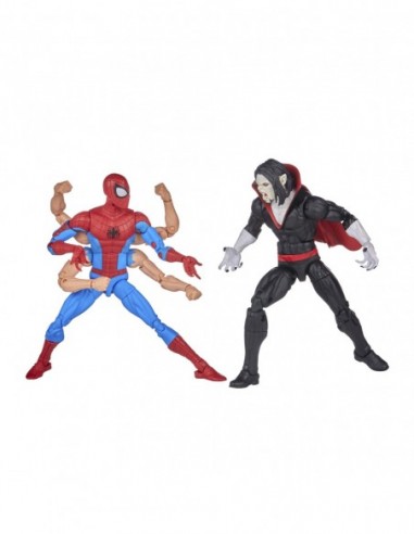 PACK 2 FIGURAS HASBRO MARVEL LEGENDS SERIES - SPIDER-MAN & MORBIUS