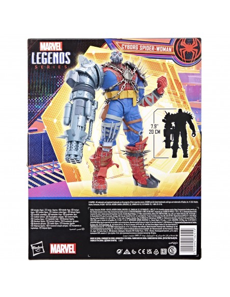 FIGURA HASBRO MARVEL LEGENDS - CYBORG SPIDERWOMAN