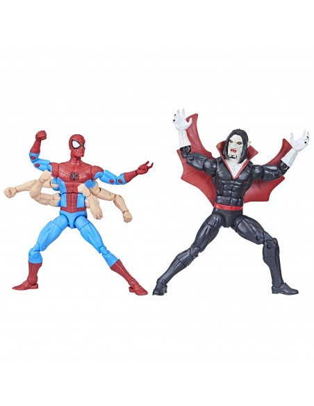 PACK 2 FIGURAS HASBRO MARVEL LEGENDS SERIES - SPIDER-MAN & MORBIUS