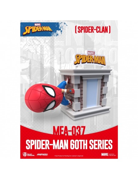BEAST KINGDOM MINI EGG ATTACK MARVEL SPIDER-MAN SPIDER-CLAN SERIE 60 ANIVERSARIO