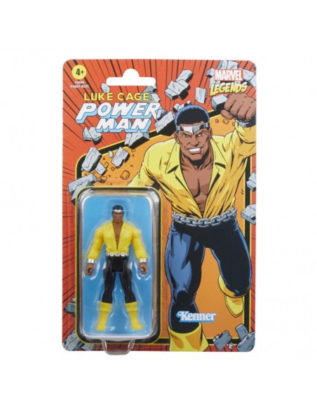 HASBRO MARVEL LEGENDS SERIES POWER MAN LUKE CAGERETRO 3´75"