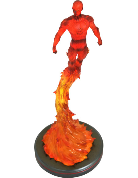 DIAMOND SELECT TOYS MARVEL PREMIER COLLECTION ESTATUA RESINA ANTORCHA HUMANA