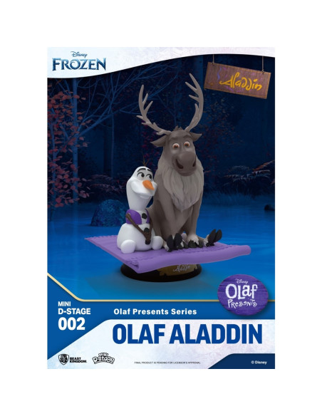 FIGURA MINIDSTAGE DISNEY OLAF PRESENTA OLAF ALADDIN