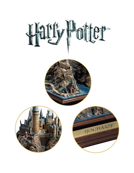 THE NOBLE COLLECTION HARRY POTTER ESCUELA DE HOGWARTS 30 CM PREMIUM