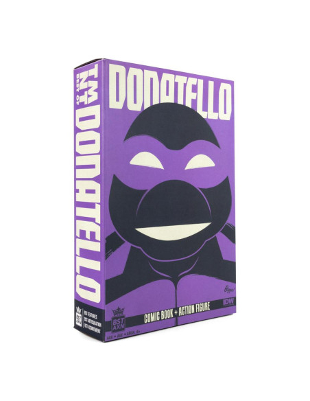 FIGURA Y COMIC THE LOYAL SUBJECTS TORTUGAS NINJA BST AXN X IDW DONATELLO EXCLUSIVE