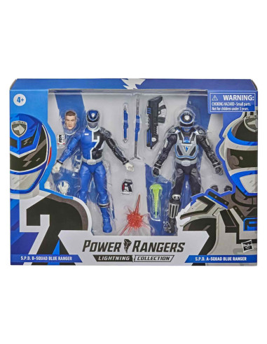 HASBRO POWER RANGERS BLUE RANGER A & BLUE RANGER B PACK 2 FIGURAS 15 CM