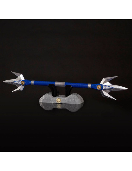 HASBRO ESCALA 1:1 BLUE RANGER LANZA DE PODER DELUXE POWER RANGERS LIGHTNING COLLECTION