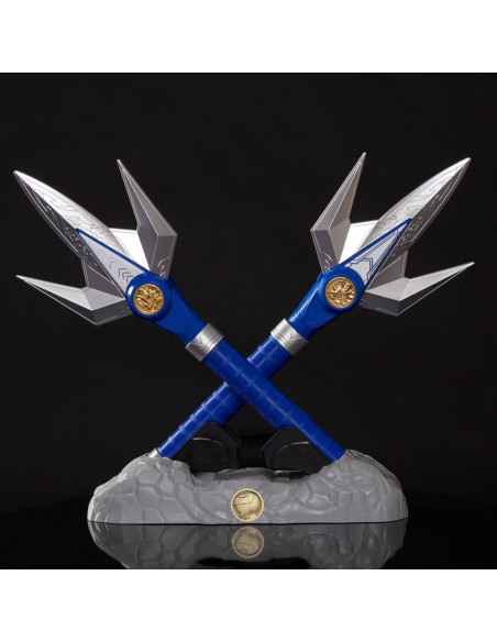 HASBRO ESCALA 1:1 BLUE RANGER LANZA DE PODER DELUXE POWER RANGERS LIGHTNING COLLECTION