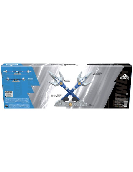HASBRO ESCALA 1:1 BLUE RANGER LANZA DE PODER DELUXE POWER RANGERS LIGHTNING COLLECTION