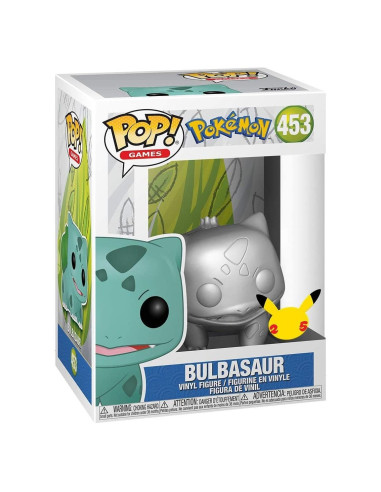 FUNKO POP JUMBO POKEMON S6 BULBASAUR PLATEADO...