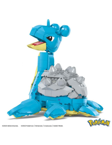 MATTEL MEGA CONSTRUX POKEMON LAPRAS 527 PIEZAS