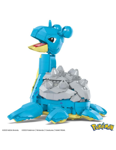 MATTEL MEGA CONSTRUX POKEMON LAPRAS 527 PIEZAS