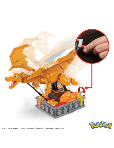 MATTEL MEGA CONSTRUX MOTION POKEMON MOTION CHARIZARD 1664 PCS