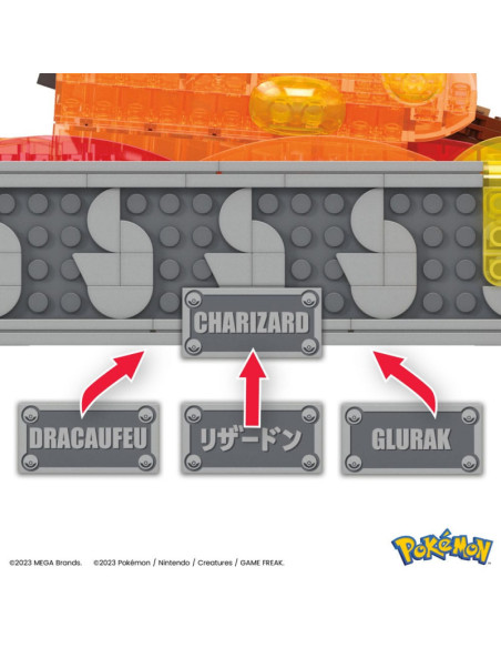 MATTEL MEGA CONSTRUX MOTION POKEMON MOTION CHARIZARD 1664 PCS