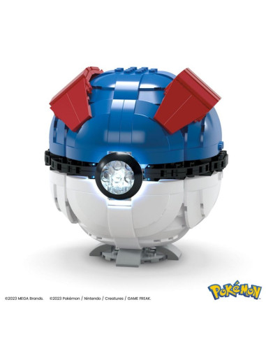 MATTEL MEGA CONSTRUX POKEMON JUMBO GREAT BALL...