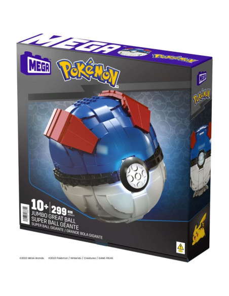 MATTEL MEGA CONSTRUX POKEMON JUMBO GREAT BALL 299 PCS