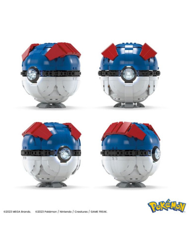 MATTEL MEGA CONSTRUX POKEMON JUMBO GREAT BALL...