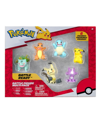 FIGURAS POKEMON MULTIPACK 6 BATTLE READY