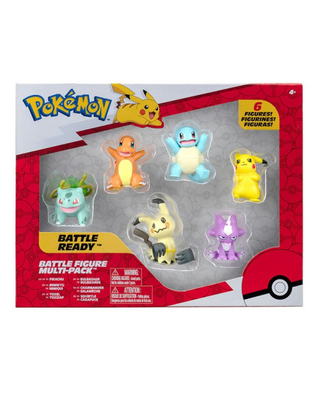 FIGURAS POKEMON MULTIPACK 6 BATTLE READY