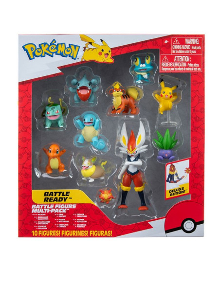 FIGURAS POKEMON MULTIPACK 10 FIGURAS BATTLE READY
