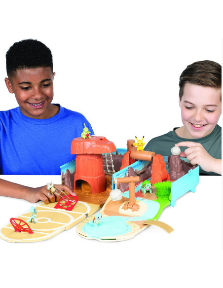 PLAYSET POKEMON DESIERTO POKEMON TRANSFORMABLE
