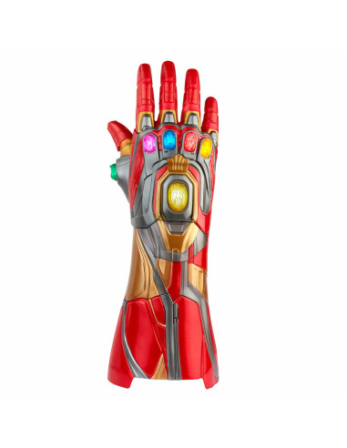 REPLICA HASBRO MARVEL NANO GUANTELETE DEL INFINITO IRON MAN PVC GEMAS DEL INFINITO LUCES LED SPECIAL EDITION