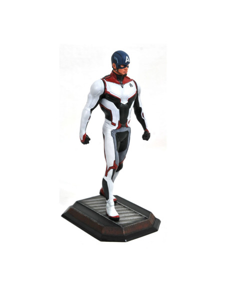 DIAMOND COLLECTION MARVEL AVENGERS CAPITÁN AMERICA TRAJE EQUIPO PVC DIORAMA 23 CM MOVIE GALLERY