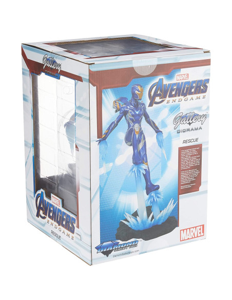 OUTLET DIAMOND SELECT TOYS MARVEL MOVIE GALLERY DIORAMA AVENGERS ENDGAME RESCUE RE-RUN