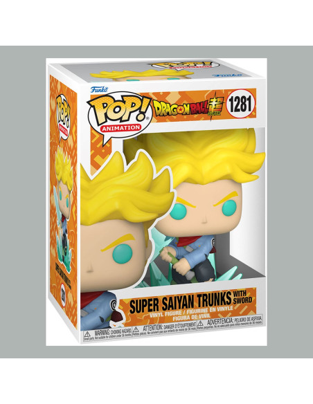FUNKO POP DRAGON BALL SUPER SUPER SAIYAN TRUNKS CON ESPADA