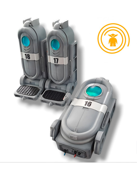 CÁPSULA ANDROIDE A-17 o A-18 DRAGON BALL Z