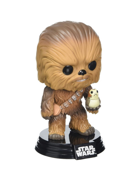 FUNKO POP STAR WARS E8 THE LAST JEDI CHEWBACCA CON PORG