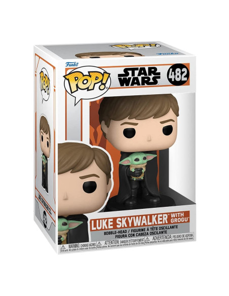 FUNKO POP STAR WARS THE MANDALORIAN LUKE CON GROGU