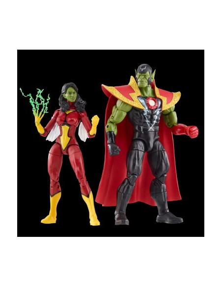 HASBRO MARVEL LEGENDS SERIES AVENGERS SKRULL QUEEN & SUPER-SKRULL