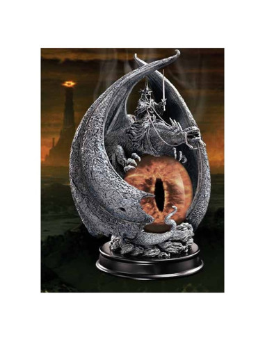 FIGURA QUEMADOR DE INCIENSO THE NOBLE COLLECTION EL SEÑOR DE LOS ANILLOS LA FURIA DEL REY BRUJO