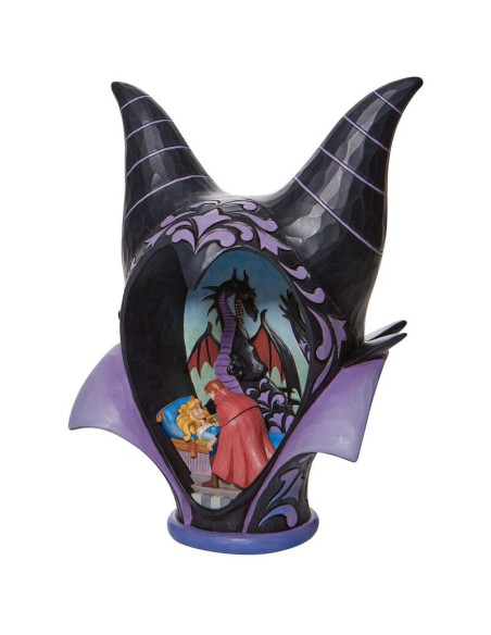 ENESCO DISNEY DIORAMA LA BELLA DURMIENTE MALEFICA STYLE