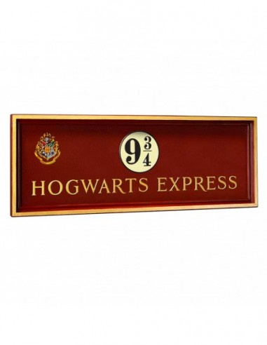 PLACA THE NOBLE COLLECTION HARRY POTTER ANDÉN 9 3 4