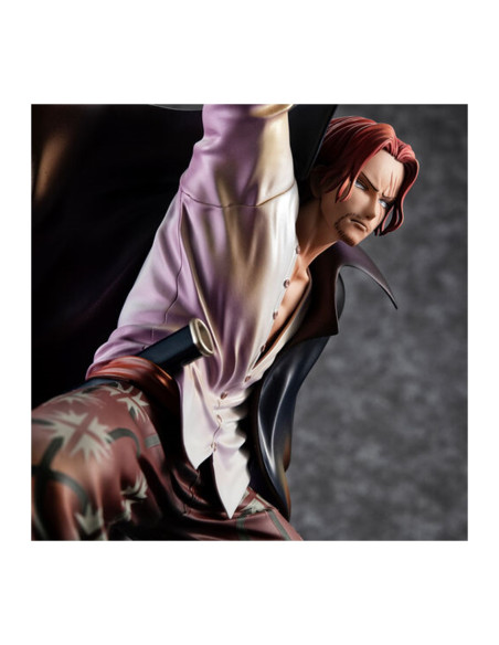 MEGAHOUSE ONE PIECE P.O.P. PLAYBACK MEMORIES ONE PIECE PELIRROJO SHANKS