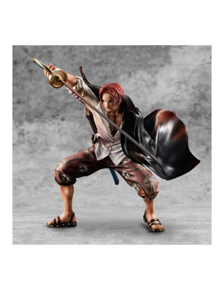 MEGAHOUSE ONE PIECE P.O.P. PLAYBACK MEMORIES ONE PIECE PELIRROJO SHANKS