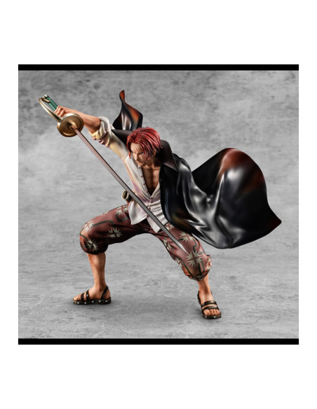 MEGAHOUSE ONE PIECE P.O.P. PLAYBACK MEMORIES ONE PIECE PELIRROJO SHANKS