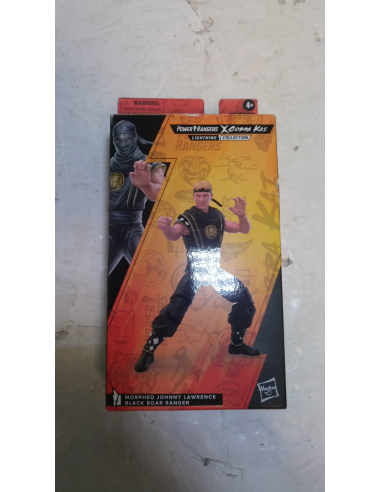 OUTLET HASBRO POWER RANGERS X COBRA KAI LIGHTNING COLLECTION MORPHED JOHNNY LAWRENCE BLACK RANGER