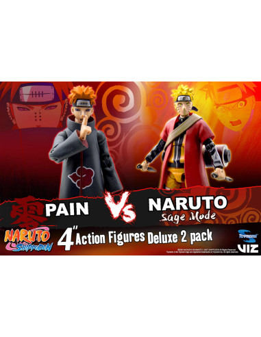 OUTLET PACK 2 FIGURAS TOYNAMI NARUTO NARUTO...